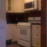 Riverway Condo difficult job in this kitchen running wires in BRICK !!!!!!