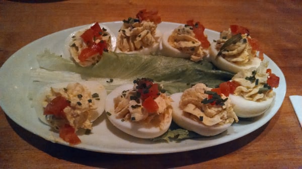 Lobster Deviled Eggs (Eat LBC Restaurant Week 2014)