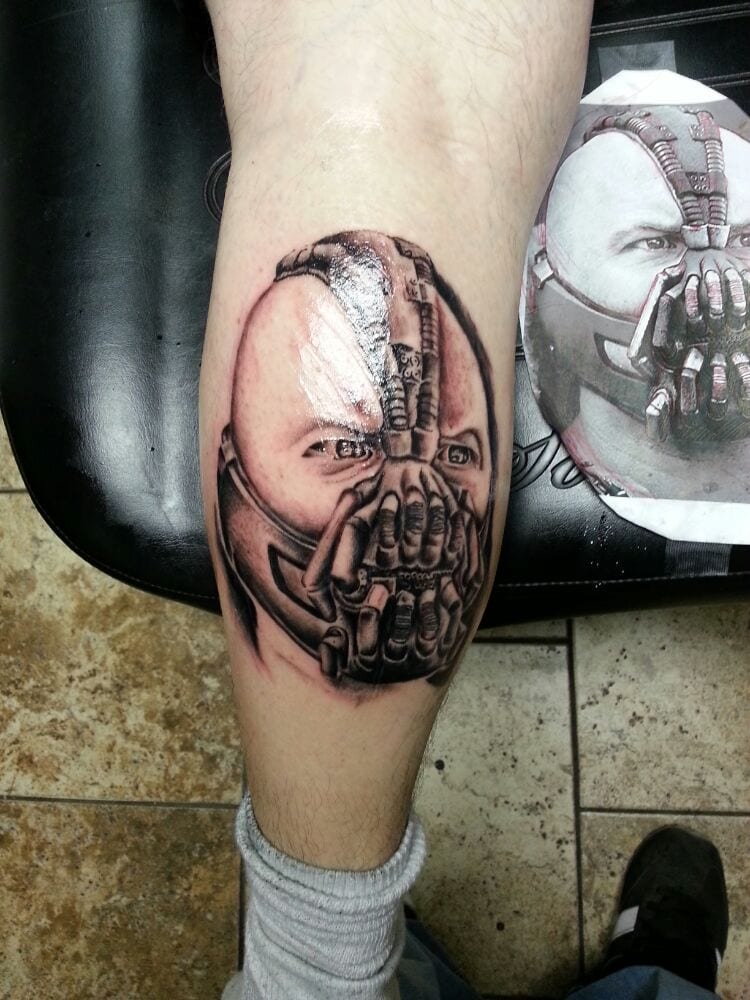 portrait of bane from batman done by rebellious tony at portrait of bane from batman done by rebellious tony at