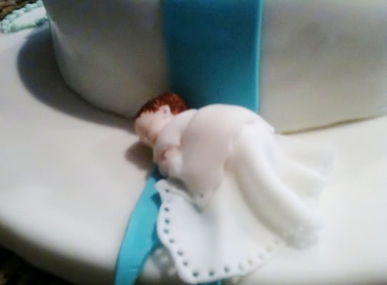 Fondant Sleeping Baby