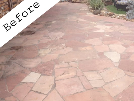 red flagstone patio before sealer was applied yelp red flagstone patio before sealer was applied yelp
