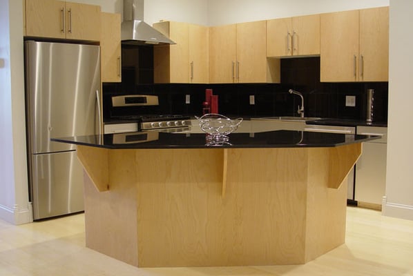 Granite countertops, stainless steel appliances, gas stove, dishwasher ...