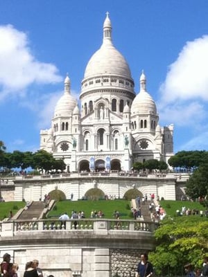 La vue depuis la terrasse du Café Ronsard